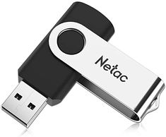 a usb flash drive with the word netac on it's front and side