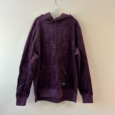 Unisex Jumper In Purple Corduroy Never Worn Women’s M - Men’s S Dark Purple Hoodie, Purple Zip Up Hoodie, Hoodie Grunge, Corduroy Jumper, Purple Hoodie, Zip Up Hoodie, Black Hoodie, Color Purple, Zip Ups