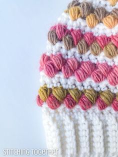 the crochet pattern is shown with text that reads, camellla crochet hat free crochet pattern