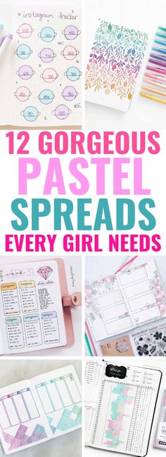 12 Best Bullet Journal Pastel Spreads You’ll Love Weekly Spread Bullet Journal, Pastel Journal, Bullet Journal Minimalist, Better Organization, Journal Weekly, Bullet Journal Spreads