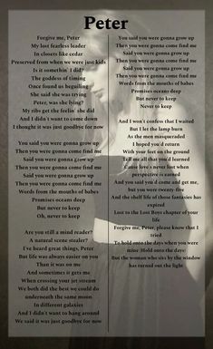 a poem written in black and white with an image of a woman