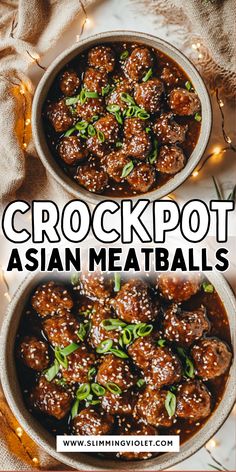 Looking for an effortless meal that doesn’t skimp on flavor? My Crockpot Asian Meatballs are packed with savory spices and a touch of sweetness. Save this recipe for a guaranteed dinner hit! Asian Meatballs Crockpot Easy, Crockpot Recipe With Meatballs, Mini Meatball Crockpot Recipes, Best Appetizer Meatballs Crockpot, Crock Pot Teriyaki Meatballs, Crockpot Asian Meatballs Frozen, Best Crock Pot Meatball Recipe, The Best Crockpot Meatballs, Slow Cooker Asian Meatballs