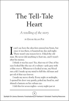 the tell - tale heart is shown in this book