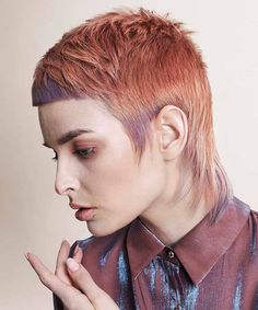 Shaggy Layer, Sideburn Styles, Basic Haircut, Red Pixie Haircut, Queer Haircut, Mullet Short, Micro Bob, Short Punk Hair, Haircut Undercut