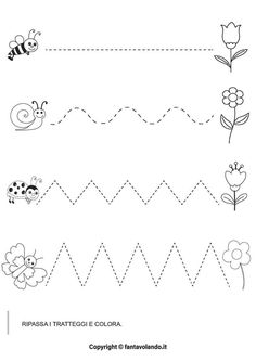 printable worksheet for kids to learn how to write and draw the lines