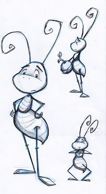 an image of cartoon characters doing different things in the same drawing style as they appear to be making faces