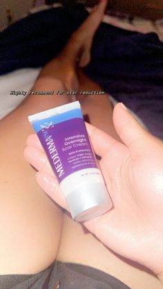 This is helping heal these bug bite scars on my leg ������️ #ColdSoreRemedies Leg Scars, Bug Bite, Scar Reduction, Scar Cream, Cold Medicine, Basic Skin Care Routine