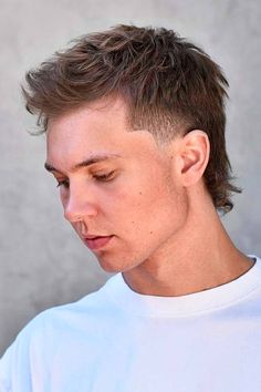 70 Short Haircuts For Men To Jump In 2024 Euro Hawk Haircut, Classy Mullet, Short Mullet Haircut Men, Trendy Mullet, Temp Fade, Popular Boys Haircuts, Modern Mullet Haircut, Baseball Haircuts, Cool Hairstyles For Boys