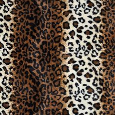 an animal print fabric with brown and black spots