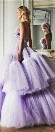 Wedding Dresses Ball Gown Simple, Azzi And Osta, Gown Simple, Violet Wedding, Colourful Wedding, Wedding Dresses Ball Gown, Classy Prom Dresses, Red Wedding Dresses, Dresses Ball Gown