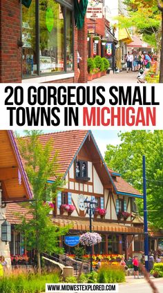 Gorgeous Small Towns in Michigan Places To Visit In Michigan, Usa Places, Small Towns Usa, Lake Michigan Beaches