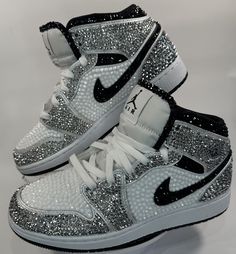 Fully Blinged Jordan 1 Mids Chrome, Custom Rhinestone Sneakers, Bedazzled Nikes, Teen Gift, Prom Shoe, Sneaker Ball, Toddler Kid Adult - Etsy UK Rhinestone Jordans, Bedazzled Nikes, Rhinestone Sneakers, Teen Prom, Jordan 1 Mids, Sneaker Ball, Bedazzled Shoes, Casual Shoes Women Sneakers, Nike Shoes Women Fashion