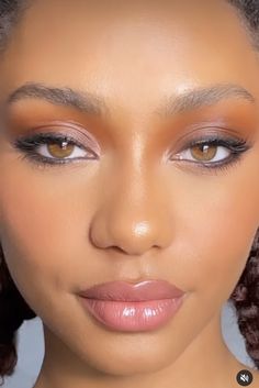 Glam Makeup Almond Eyes, No Make Up Make Up Look Black Women, Makeup Almond Eyes, Natural Looking Make Up, Makeup For Almond Eyes, No Make Up Make Up Look, Eye Shadow Eyeliner, Almond Eye Makeup, Create Your Dream Life