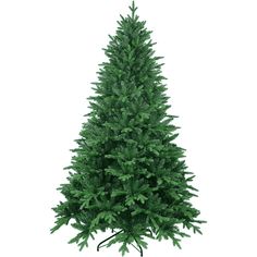 a green christmas tree on a white background