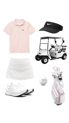 #golf #outfits Lululemon Skirt Outfit Ideas, Nike Visor, Cute Sporty Outfits, Adidas Outfit Shoes, Golf Mom, Sporty Outfit