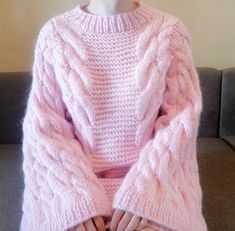 Pink Knitted Sweater Chunky Knit Sweater Oversized Knit Sweater Cable Knit Sweater Bomber Knit Sweater Cozy Knit Sweater Wool Sweater Our products are created according to customer's exact sizes. Every clothing is knitted with love. With personalization you can tell us your exact sizes. Handmade Materials: Wool, Acrylic 30 degree Wash / Hand Wash See more hand knitted products of our shop  https://www.etsy.com/shop/TINAFASHIONSHOP Chunky Sweater Outfit, Pink Knitted Sweater, Knit Sweater Oversized, Pink Oversized Sweater, Chunky Oversized Sweater, Oversized Knit Sweater, Chunky Cable Knit Sweater, Sweater Chunky, Pink Knit Sweater