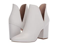 Steve Madden Rookie Bootie | Zappos.com White Heeled Boots, Wild Personality, White Heel Boots, Hina Altaf, Swift Concert, Wedding Boots, White Booties, Fits Aesthetic, Boots White