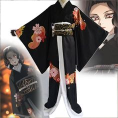 Anime Comic Demon Slayer Kimetsu no Yaiba Cosplay Costumes Kibutsuji Muzan Cosplay Costume Women Kimono Uniforms Clothes Dresses is only 75.00, shipping all over the world. Slayer Dress, Uniform Clothes, Kimono Belt, Kibutsuji Muzan, Cute Kimonos, Women Kimono, Black Cloak, White Kimono, Hospital Outfit