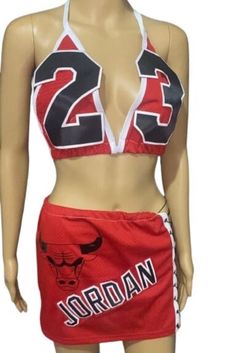 All sizes available. Sporty Graphic Print Sets For Sports, Sporty Graphic Print Sports Sets, Red Sportswear Sets For Sports, Sporty Fitted Sets For Streetwear, Jordan Jersey, Fasion Outfits, Dress Clothes For Women, Bedroom Design, Jordan