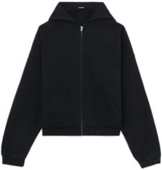 Casual Black Hooded Jacket With Zip Cuffs, Black Sporty Hooded Jacket With Zip Cuffs, Black Hooded Jacket With Zip Cuffs, Black Hooded Jacket With Zip Cuffs For Streetwear, Casual Streetwear Hooded Jacket With Zip Cuffs, Casual Hooded Jacket With Zip Cuffs For Streetwear, Black Hoodie With Ykk Zipper For Fall, Casual Streetwear Hoodie With Zip Cuffs, Fall Streetwear Hoodie With Zip Cuffs