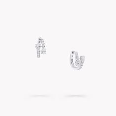 Duet Diamond Hoop Earrings Graff Earrings, Graff Jewelry, Graff Diamonds, Expensive Jewelry Luxury, Simple Stud Earrings, Fine Diamond Jewelry, Engagement Ring Shapes, Diamond Jewel, Platinum Jewelry