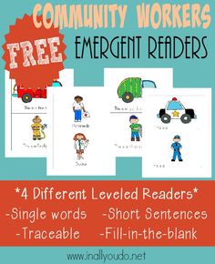 the free printable worksheet for emerge readers