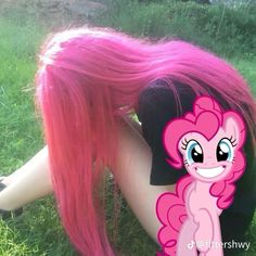 Mlp Hair, Baby Pink Hair, Hot Pink Hair, Hair Streaks, Pinkie Pie, Dye My Hair, Hair Dye Colors