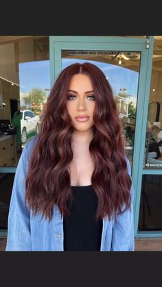 Red Hair Ideas, Hair Color Inspiration, Baylage Hair, Amber Hair, Chestnut Hair, Red Hair Inspo