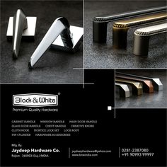 an advertisement for jaydeee hardware co, featuring different types of furniture and accessories