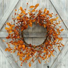 Fall is right around the corner, it's time to start decorating!  Hang this wreath on your front door to catch everyone's attention! Vine And Branches, Outdoor Farmhouse, Wreaths Fall, Fall Wreath For Front Door, Window Wreath, Autumn Wreaths For Front Door, Door Wreaths Fall, Outdoor Wreaths, Large Window