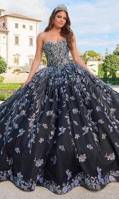 Dream Quinceanera, Quinceañera Ideas, Quinceñera Dresses, Voluminous Skirt, Timeless Glamour, Quince Dress, Modern Princess, Strapless Sweetheart Neckline, Embroidered Sleeves