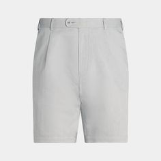 These versatile light grey shorts are cut straight with a single pleat and belt loops. Gray Bottoms With Belt Loops For Summer, Gray Summer Bottoms With Belt Loops, Classic Summer Shorts With Belt Loops, Custom Tuxedo, Perfect White Shirt, Tuxedo Shoes, Tuxedo Accessories, Black Tie Formal, Tuxedo Pants