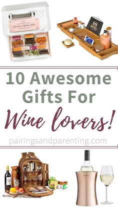 gifts for under $ 50 with the words, 10 awesome gifts for under $ 50