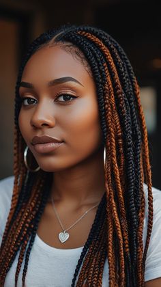 8 Tips for Maintaining Long Knotless Box Braids With Color - Eduardo Turley's Beauty Ideas Long Braids, Beauty Ideas