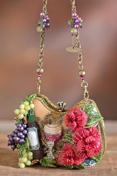 Perfect Pairing Mary Frances Designer Handbag | Overland Mary Frances Purses, Mary Frances Bags, Mary Frances Handbags, Embellished Purses, Shell Purse, Cheap Purses, Mary Frances, Fall Handbags, Unique Purses