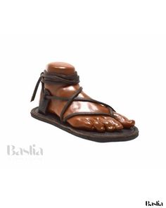 Baslia - Elegant and Fashionable Strappy Sandals Featuring a Toe Loop and Ankle Strap Strap Lace-up Sandals For Beach, Round Toe Lace-up Sandals With Strap For Beach, Adjustable Casual Barefoot Sandals With Round Toe, Casual Adjustable Barefoot Sandals With Round Toe, Casual Open Toe Barefoot Sandals With Rubber Sole, Casual Adjustable Barefoot Sandals, Toe Loop Slingback Sandals For Beach, Adjustable Closed Toe Lace-up Sandals For Beach, Casual Barefoot Sandals With Leather Sole