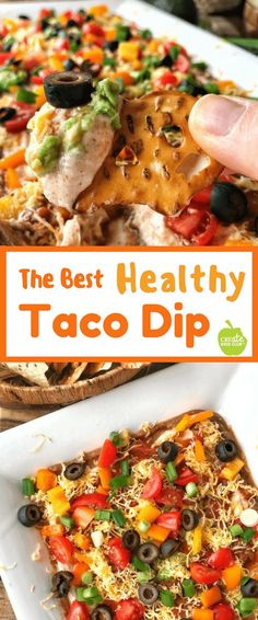 the best healthy taco dip recipe