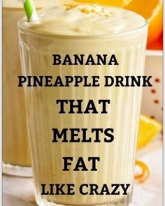 Pineapple Banana Smoothie, Pineapple Drink, Best Smoothie, Pineapple Drinks, Beyond Imagination, Fat Burning Smoothies