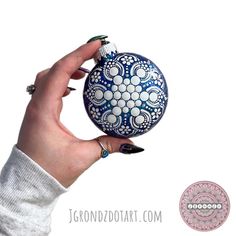 Collectable Christmas Ornament, Hand Painted, Plastic, Dot Mandala Design - Etsy Oct 30, Mandala Design, Christmas Ornament, Dots, Collectibles, Hand Painted, Ships