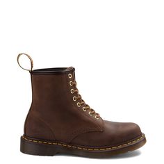 Size Doug Martin Boots, Dr Martens Journeys, Mens Combat Boots Brown, Aztec Boots, Dr Martens Outfit, Mens Boots Casual, Horse Boots, Duck Boots, Goodyear Welt