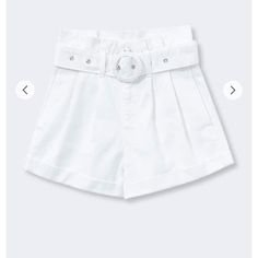 From Forever 21. New. First Pic Shows Style The Other Pics Are The Actual Item. Shorts Are White Summer Jean Shorts With Belt Loops, Trendy Summer Jean Shorts With Belt Loops, Short Jean Shorts With Belt Loops For Summer, Trendy Cotton Shorts With Belt Loops, Chic Cotton Jean Shorts With Belt Loops, Forever 21 High Waist Cotton Jean Shorts, Forever 21 Cotton Jean Shorts, White Cotton Jean Shorts With Belt Loops, Jean Shorts With Belt Loops For Day Out