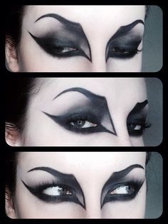 fghj Horror Smink, Extreme Make-up, Makeup Wings, Makeup Zombie, Fantasy Make-up, Uhyggelig Halloween, Witch Makeup, Halloween Makeup Scary