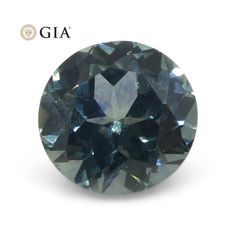 1.15 Ct Round Sapphire Gia Certified Usa (Montana) Custom Jewellery, Round Sapphire, Montana Sapphire, Greenish Blue, Loose Stones, Bespoke Jewellery, Gorgeous Jewelry, Sapphire Gemstone, Toronto Canada