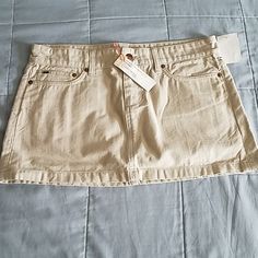 Waist Flat 16 And Length 13 Inches. Casual Beige High Waist Denim Skirt, Casual Beige Cotton Denim Skirt, Joes Jeans, Denim Mini, Denim Mini Skirt, Jeans Denim, Mini Skirt, Denim Jeans, Jeans Size