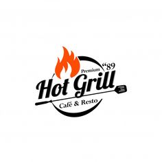 the hot grill cafe and resto logo