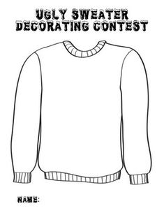 the ugly sweater decorating contest