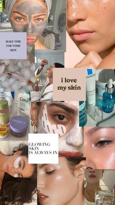 2023 skincare board Clear Skin Aethstetic Vision Board, Skincare Vision Board, 2023 Skincare, Skincare Board, Pretty Skin Care, Healthy Lifestyle Inspiration