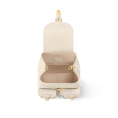 LOUIS VUITTON® - Backup - Cream Luxury Backpack, Louis Vuitton Official Website, Trunk Bag, Monogram Pattern, Wallet Pouch, Louis Vuitton Official, Buckle Shoes, Monogram Bag, Fashion Jewelry Earrings