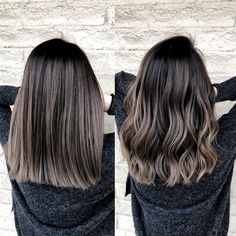 Ash Brunette, Babylights Hair, Balayage Straight, Balayage Straight Hair, Texture Medium, Short Straight Hair, Haircuts Straight Hair, Balayage Brunette