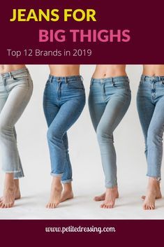 Big Hips Fashion, Big Hips Outfit, Jean Capri Outfits, Best Jeans For Short Women, Jeans For Short Legs, Jeans For Big Thighs, Jeans Guide, Heavy Legs, Legs Outfit